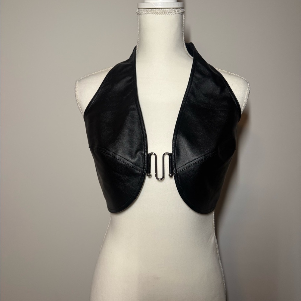 Black Women's Halter Vest